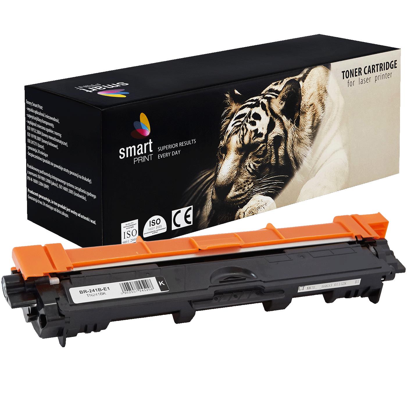 съвместима тонер касета за принтери и печатащи устройства на Brother DCP-9015 Toner BR-241B | TN241BK / TN-241 / TN245. Ниски цени, прецизно изпълнение, високо качество.