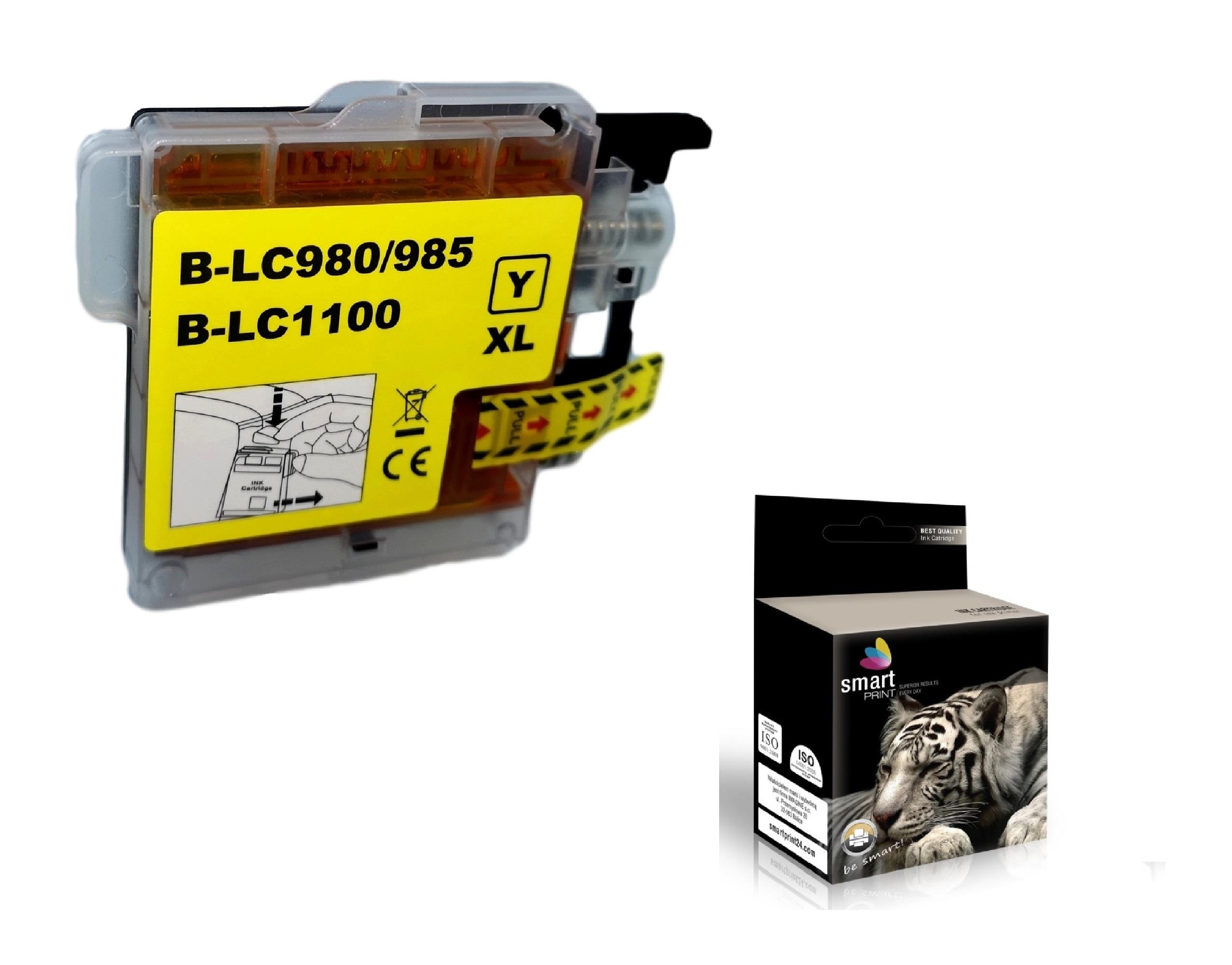 патрон, мастилена касета-глава, мастилница за принтери и печатащи устройства на Brother DCP167C Ink BR-980Y/985Y | LC980Y / LC985Y / LC1100Y. Ниски цени, прецизно изпълнение, високо качество.