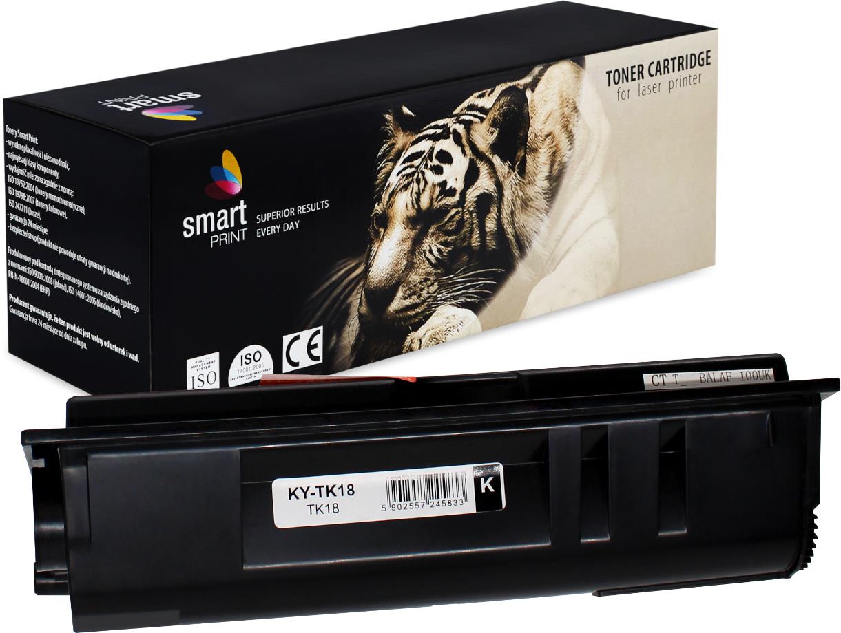съвместима тонер касета за принтери и печатащи устройства на Kyocera Mita CS1820 Toner KY-TK18 | TK18. Ниски цени, прецизно изпълнение, високо качество.