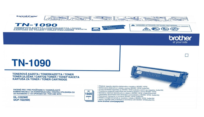 Оригинална тонер касета за принтери и печатащи устройства на Brother HL-1222W TN-1090. Ниски цени, прецизно изпълнение, високо качество.
