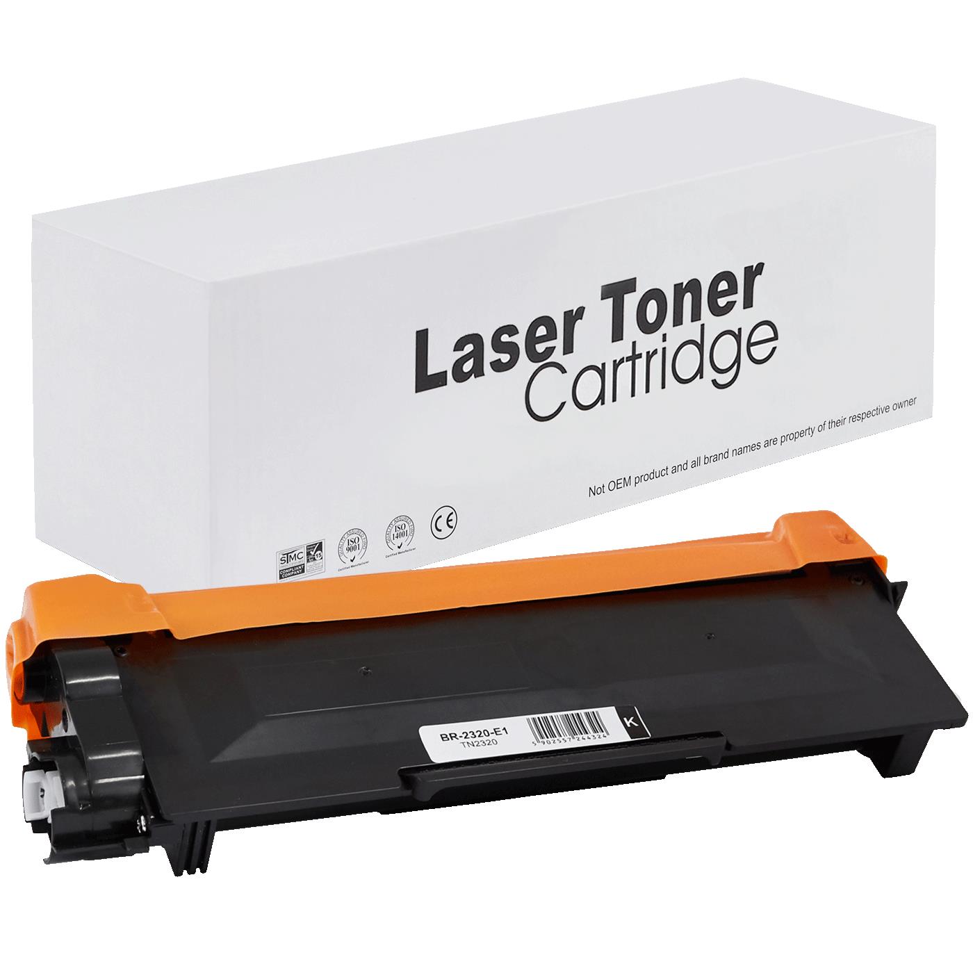 съвместима тонер касета за принтери и печатащи устройства на Brother HL-L2365DW Toner BR-2320 | TN2320 / TN2310 / TN-2320. Ниски цени, прецизно изпълнение, високо качество.