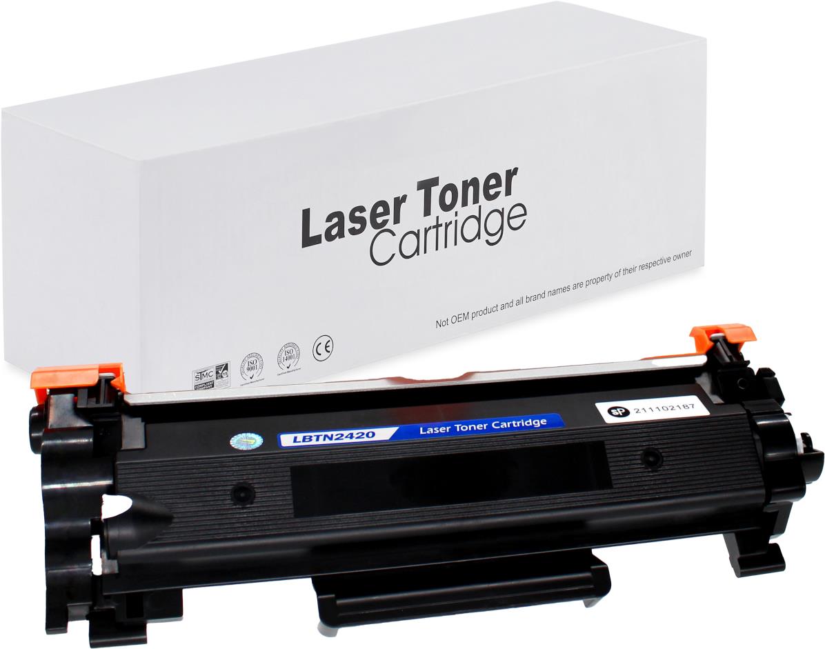 съвместима тонер касета за принтери и печатащи устройства на Brother MFC-L2750DW Toner BR-2420 | TN2420. Ниски цени, прецизно изпълнение, високо качество.