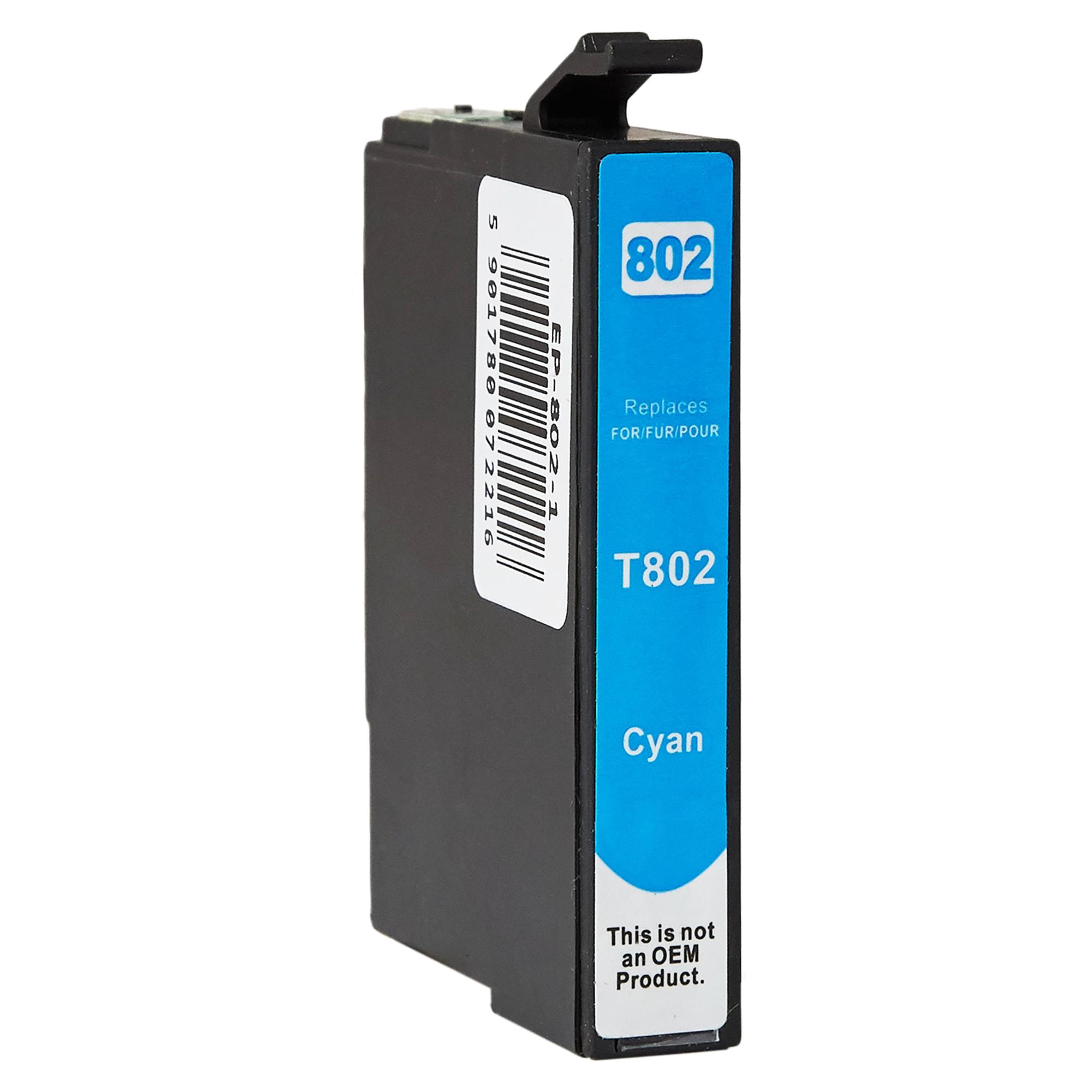 патрон, мастилена касета-глава, мастилница за принтери и печатащи устройства на Epson P50 Tusz EP-802 C13T08024010 / T0802. Ниски цени, прецизно изпълнение, високо качество.