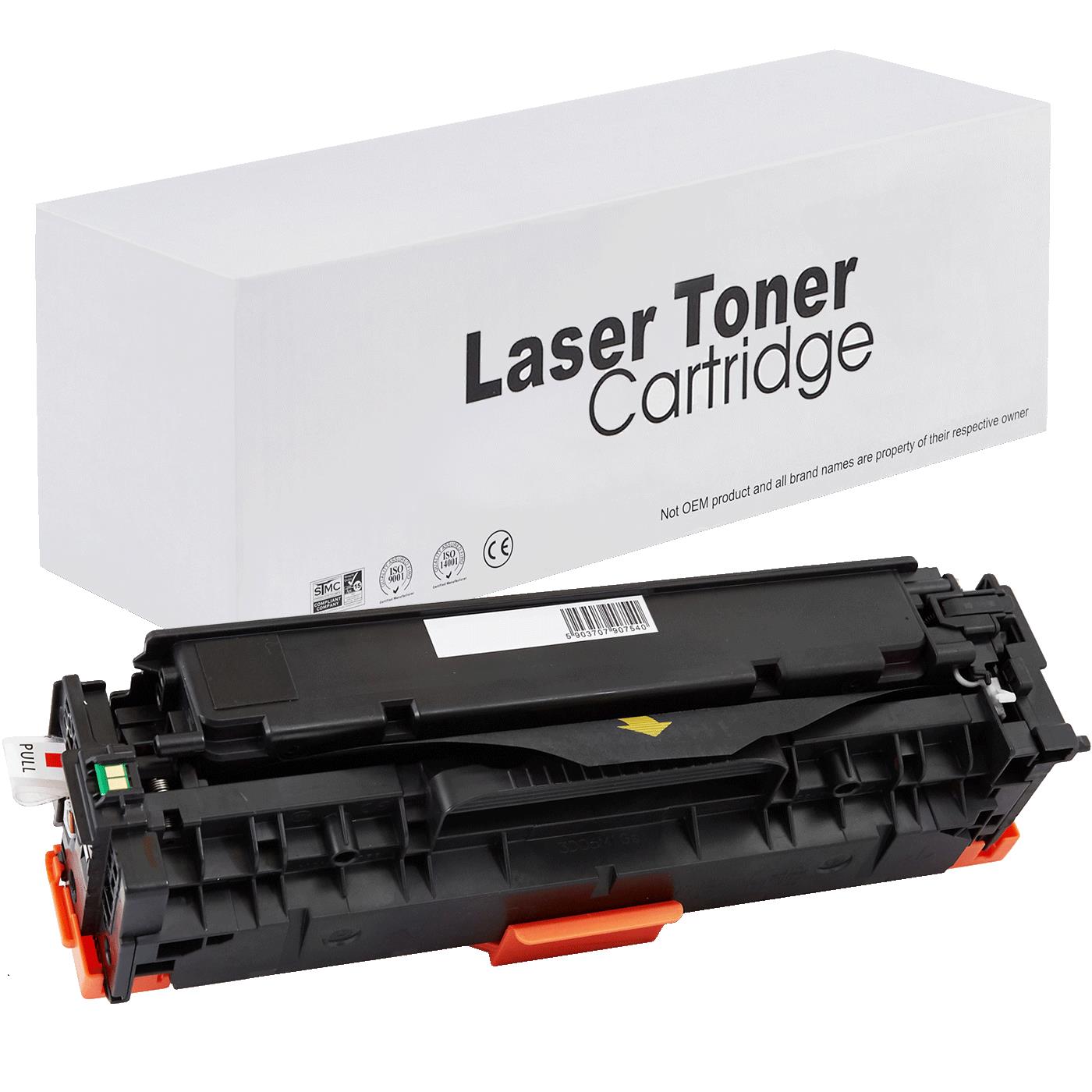 съвместима тонер касета за принтери и печатащи устройства на Hewlett Packard (HP) COLOR LaserJet CM2320CBB MFP Toner HP-412/CF382 | CE412A / CF382A / CC532A / CR. Ниски цени, прецизно изпълнение, високо качество.