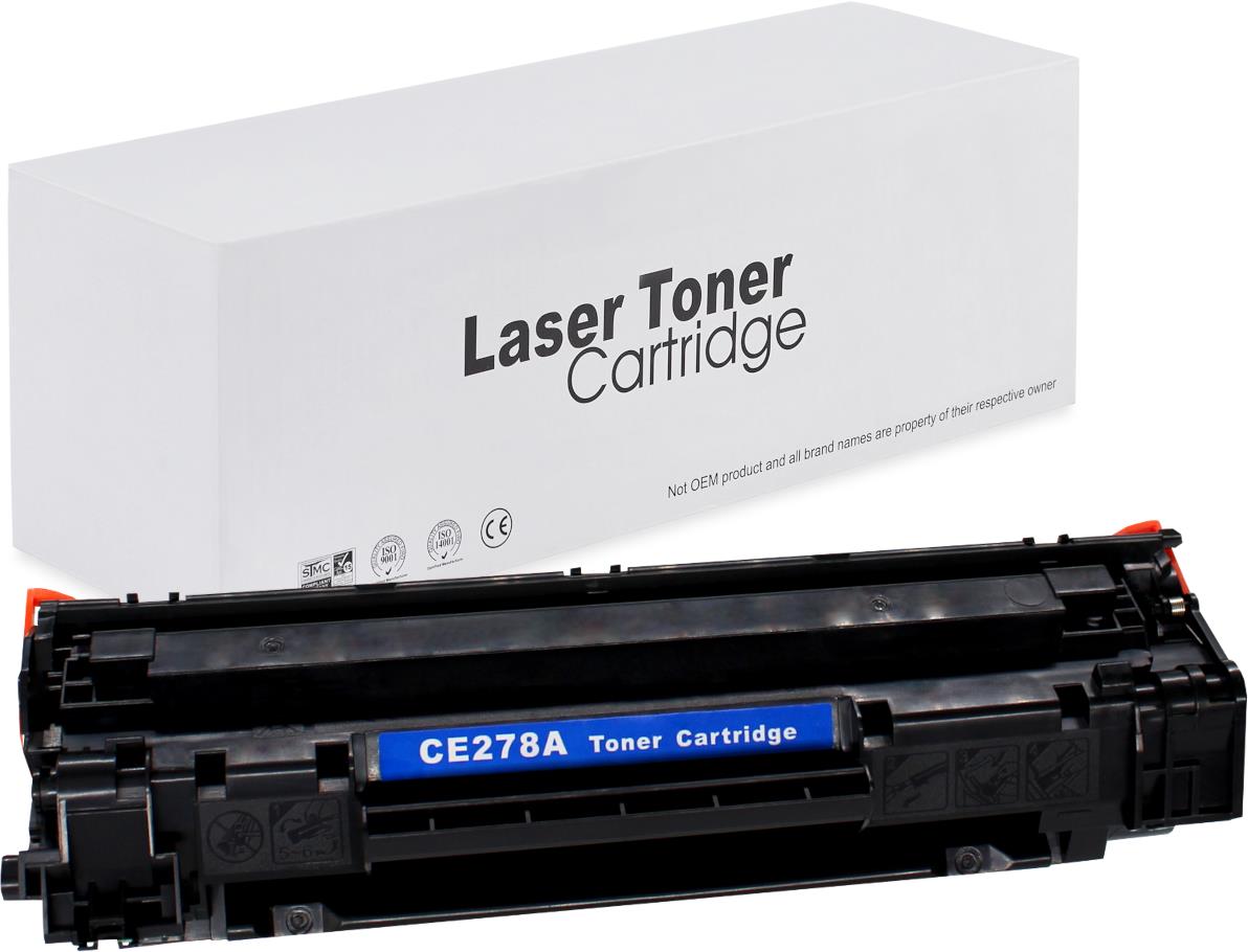 съвместима тонер касета за принтери и печатащи устройства на Hewlett Packard (HP)  PRO M 1536DNF Toner HP-78A | CE278A / CRG726 / CRG728 / 78A. Ниски цени, прецизно изпълнение, високо качество.