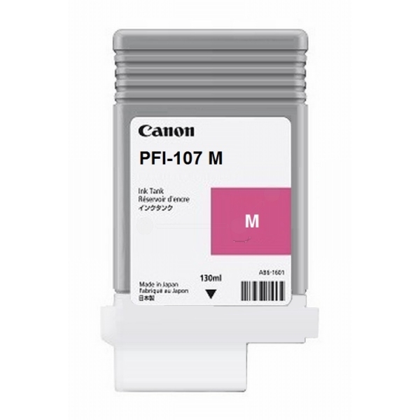Оригинална мастилена касета (глава, патрон, мастилница) за принтери и печатащи устройства на Canon 785 PFI-107 Magenta. Ниски цени, прецизно изпълнение, високо качество.